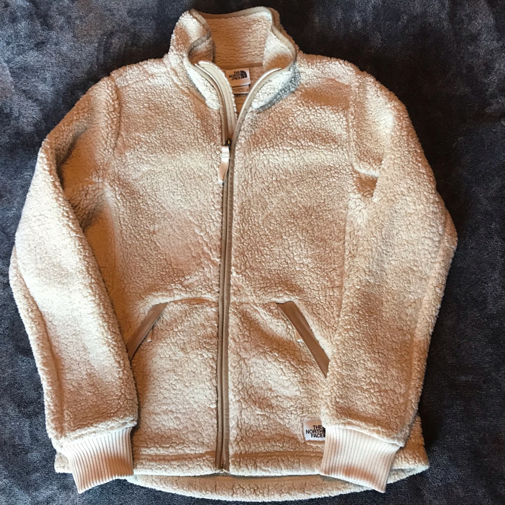 Teddy bear style North Face jacket